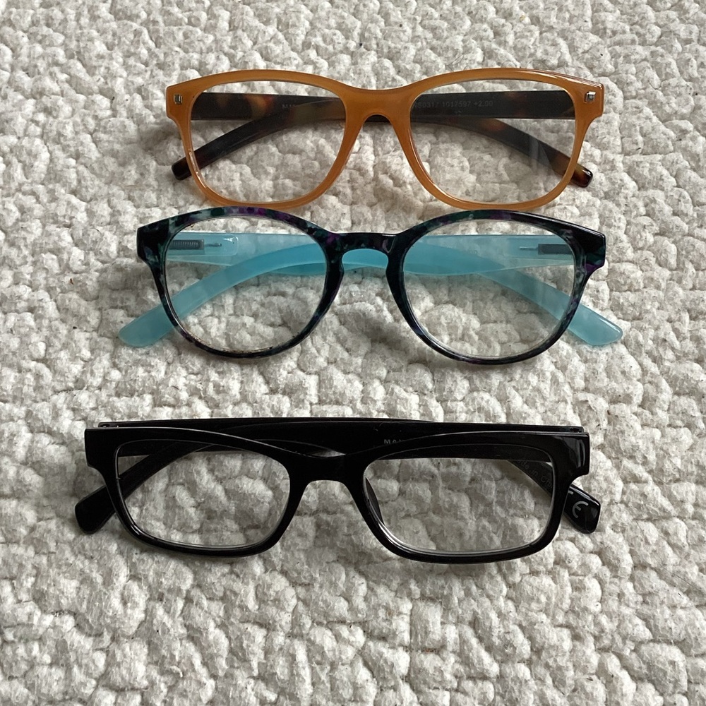 Designer Readers (Max Studio, Ninewest), 2.00, EUC